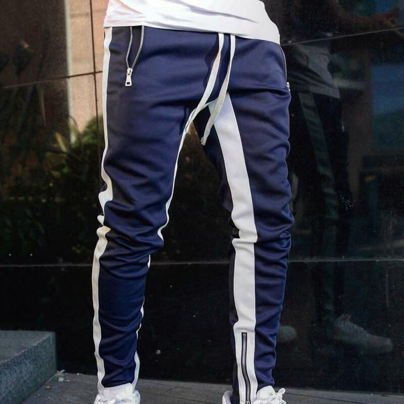 Great  Male Pants Quick Dry Slim Male Pants Pockets Sports Spring Sweatpants for Work