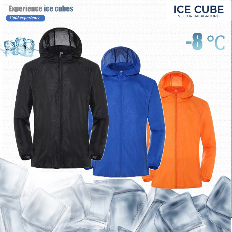 Outdoor Men's and Women's Sunscreen Clothing Lightweight Single-layer Sports Windbreaker Quick-drying Skin Clothing