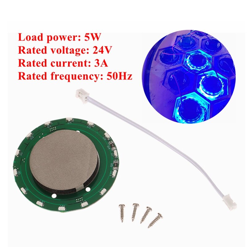 Módulo de circuito inteligente de mesa táctil, bobina de luz LED móvil, 24V CC, DIY, 1 unidad