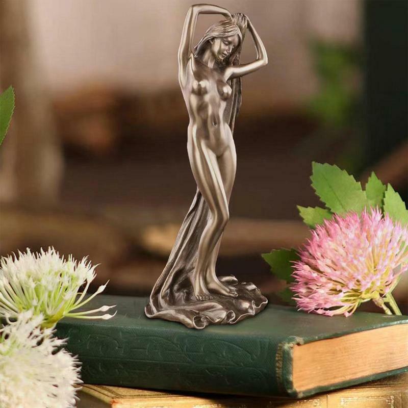 Figuritas de resina para decoración del hogar, adorno de escritorio, artesanía artística, regalo de coleccionistas, Diosa, Mujer