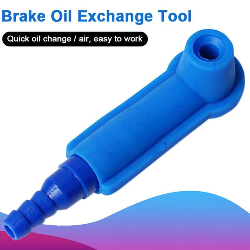 1pcs Car Brake Oil Changer Connector Oil Exchange Car Brake Fluid Replacement Tool Connector Oil Filling Equipment Accessories