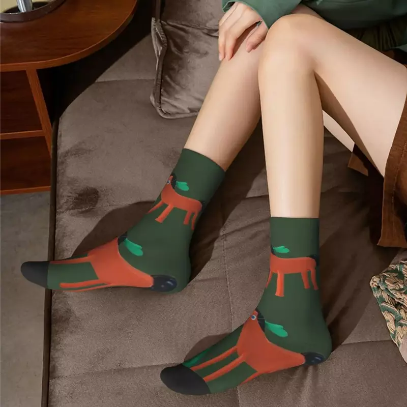 Мультяшные арт-носки Gumby и Pokey Harajuku поглощающие пот чулки всесезонные длинные носки аксессуары для подарка унисекс