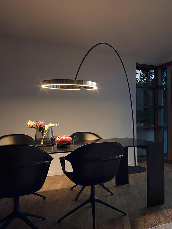 Modern simple fishing lamp floor lamp living room angle adjustable vertical atmosphere lamp