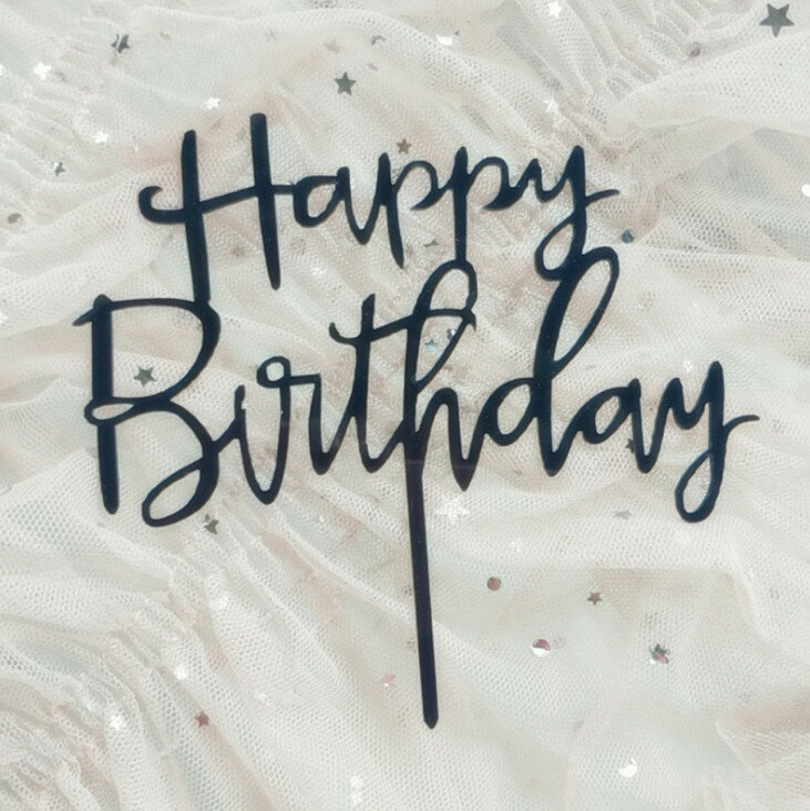 1 шт., топпер для торта черного и золотого цвета на день рождения, юбилей, кекс, лучшие флажки, свечи для дня рождения, украшения для семьи