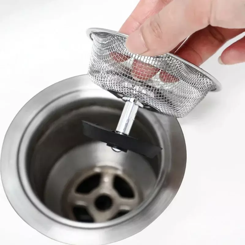 Filtro per lavello da cucina lavello in acciaio inossidabile filtri a rete per fognatura utensili da cucina scarichi a pavimento per bagno collettore per capelli filtro a spina di scarico