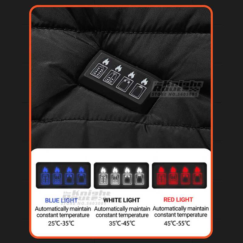 21 Areas Self Heating Vest Men's Heating jacket Thermal Women's USB Heated Vest Camping Warm Clothing Washable Fishing Winter