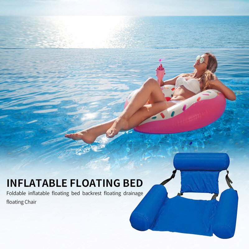 Inflatable Mattresses Water Swimming Pool Accessories Hammock Lounge Chairs Pool Float Water Sports Toys Float Mat Pool Toys