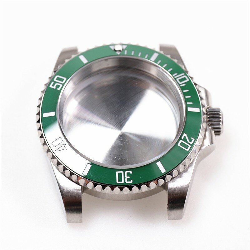 Caja de reloj de cristal de zafiro transparente, ajuste para Eta2836 Nh35 Nh36 Dg2813 3804 Miyota 8215, movimiento para Seiko modificado Skx007, 40mm