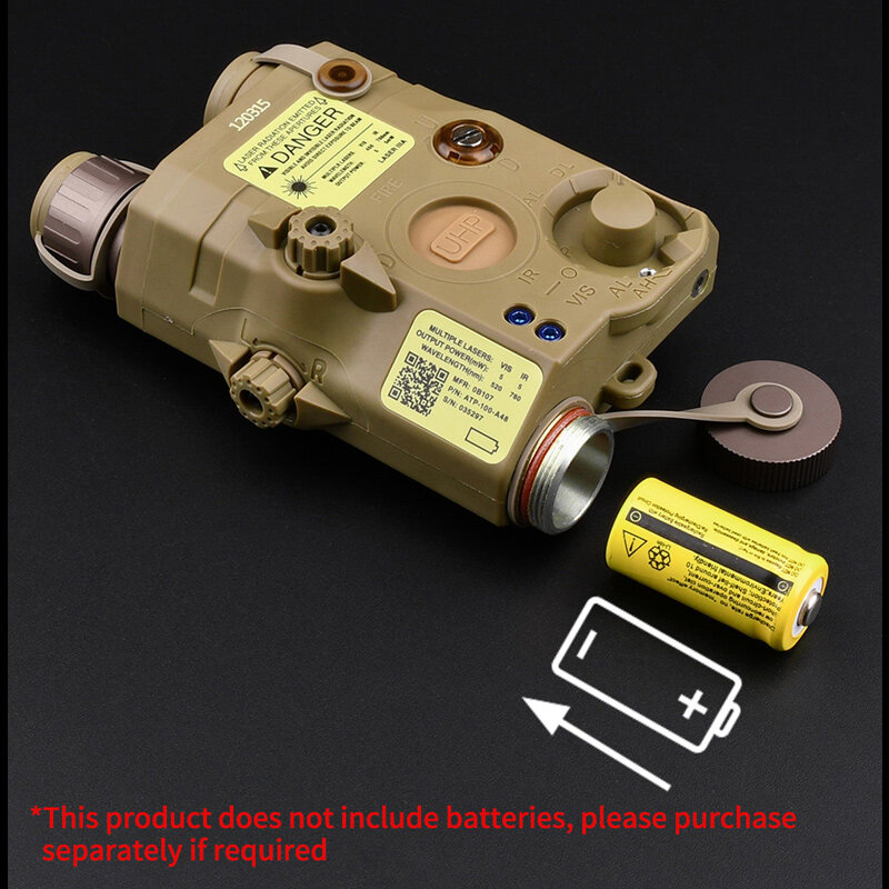 WADSN-indicador láser táctico Airsoft UHP AN PEQ 15 PEQ-15 LA5C, punto rojo, verde, azul, arma IR Scout, luz LED AR15, ajuste de riel de 20MM