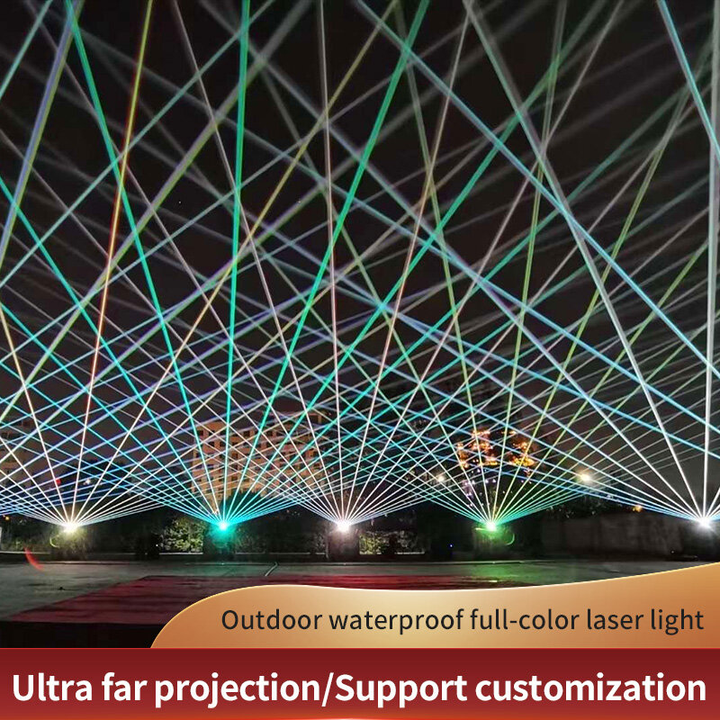 Alta potência rgb animação laser luz 3d luz laser ilda dmx 512 laser projetor scanner efeito laser para festa de palco ao ar livre