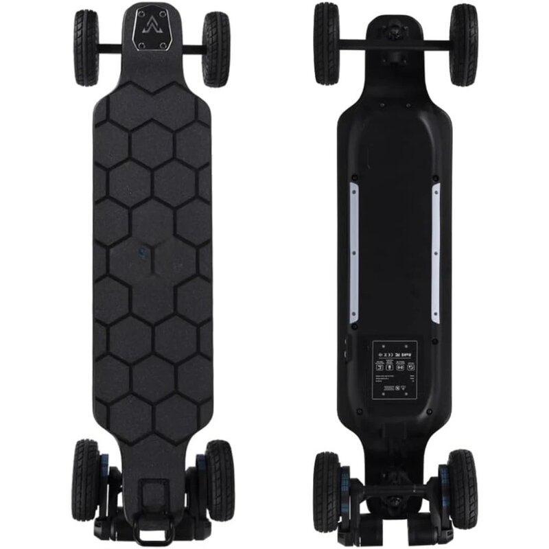 Electric Skateboard with Remote Control ,1800W Dual Brushless Motor,24 MPH,18.6 Miles Range,4 Speed Adjustment E Longboard