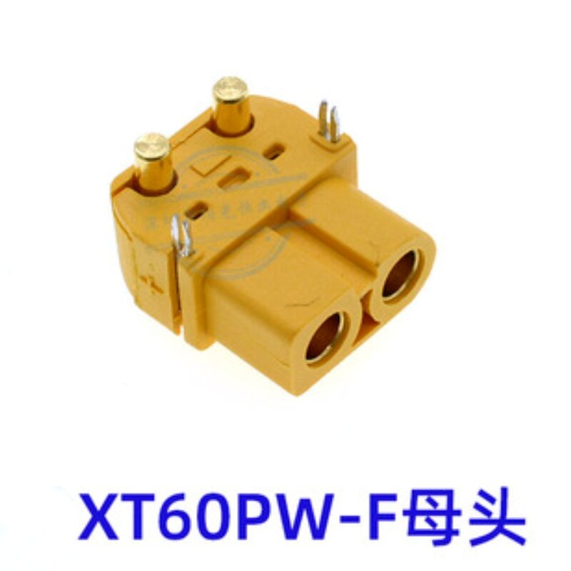 Conectores macho y hembra de bala Banana para batería Lipo RC, piezas de conexión para placa PCB, 10 piezas (5 pares) XT60PW XT60-PW, latón dorado