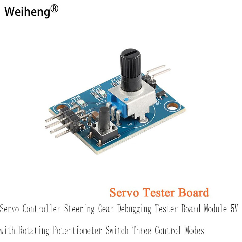 Serwo kontroler układ sterowania Tester debugowania moduł tablicy 5V z obrotowym przełącznik potencjometru trzy tryby sterowania