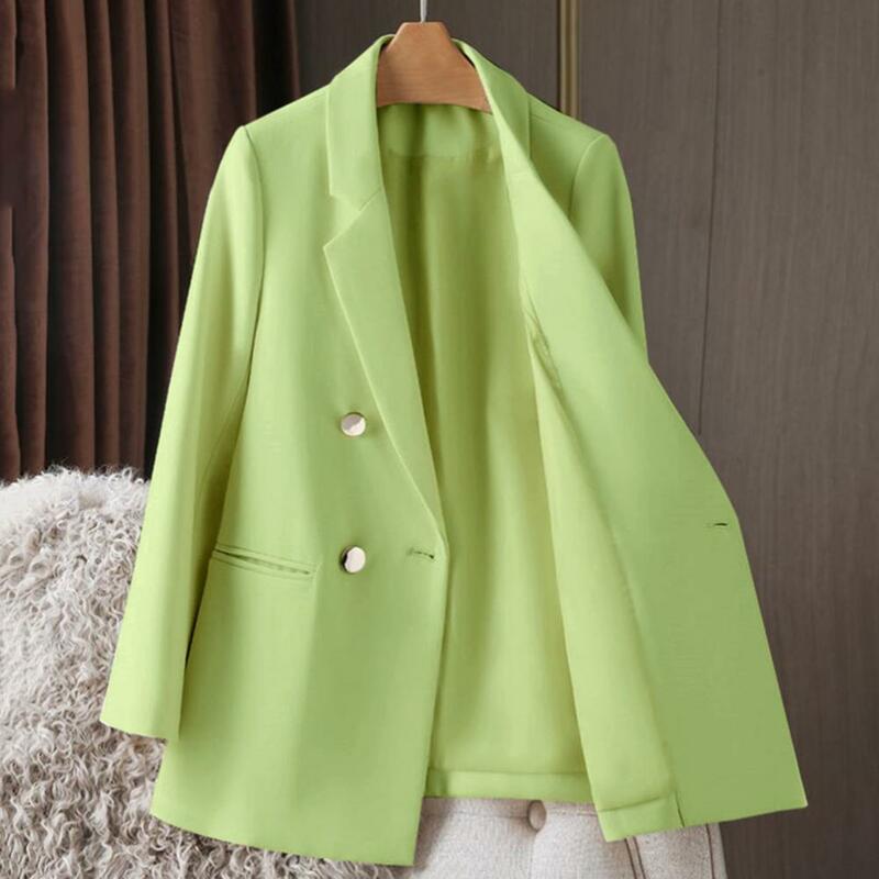Blazer da donna primavera autunno elegante coreano Casual Solid Suit giacca da donna New Fashion cappotti femminili Office Lady Clothes capispalla