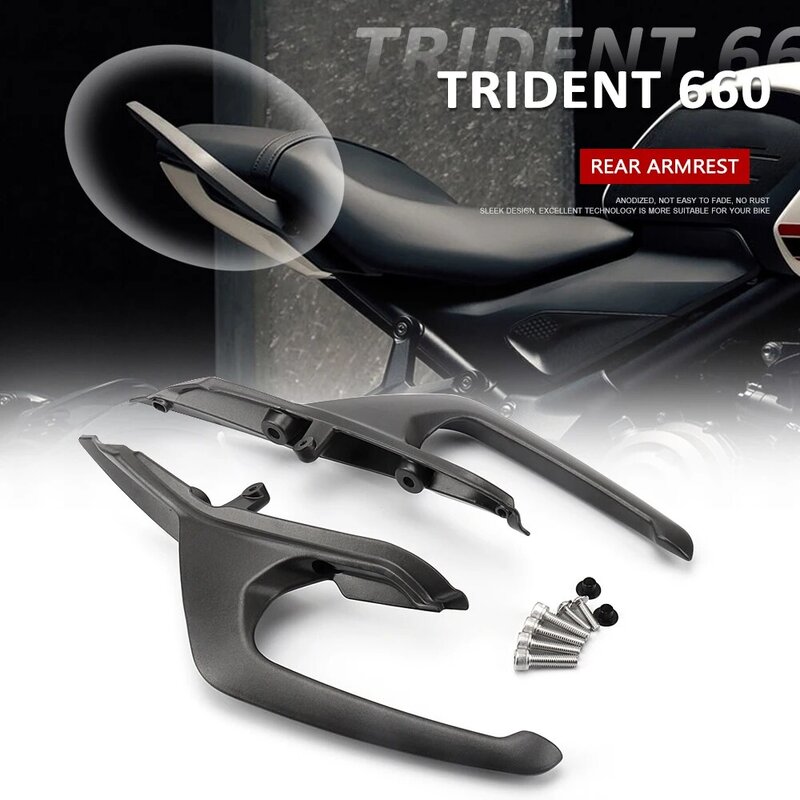 ที่เท้าแขนอะลูมิเนียมแบบใหม่สำหรับ Trident660ตรีศูล660 2021 2022 2023ที่เท้าแขนสำหรับรถมอเตอร์ไซค์