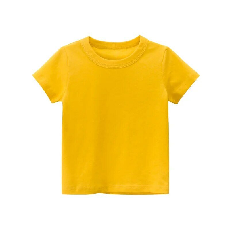 T-shirt à manches courtes pour enfants, vêtements en coton, pour garçons et filles, nouvelle collection, été