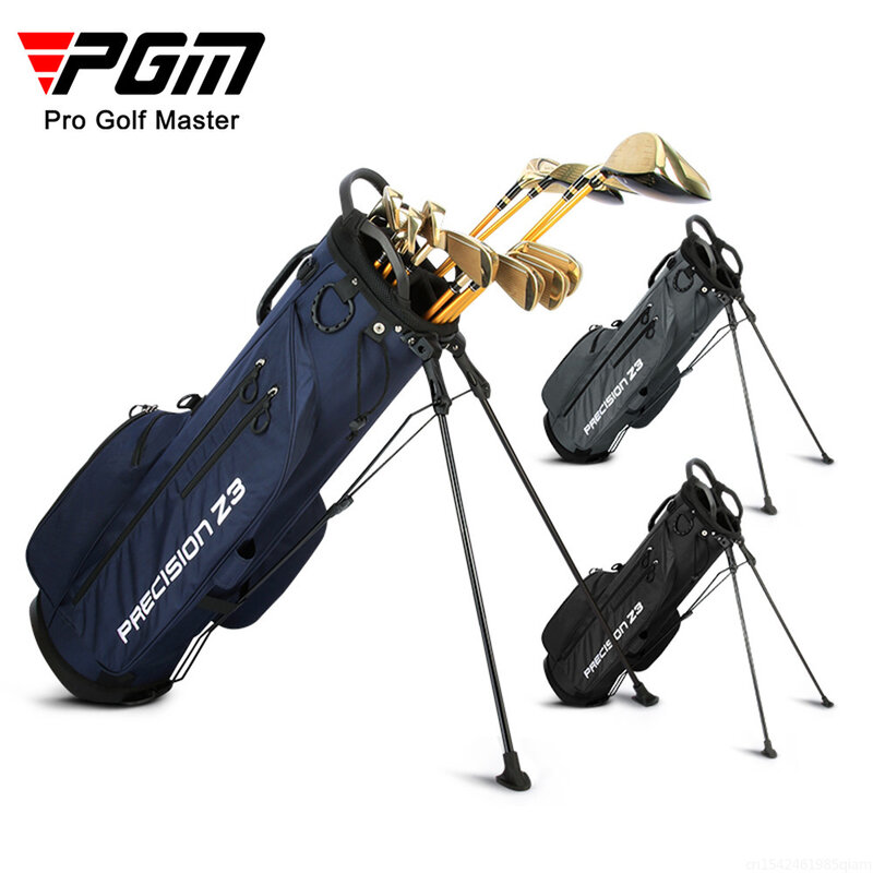 PGM tas rak Golf portabel pria wanita, dengan dudukan braket penyangga ringan, paket anti-gesekan