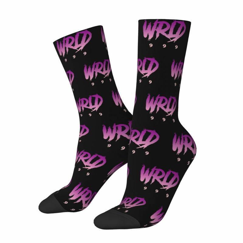 Осенне-зимние ретро носки для мужчин и женщин сок Wrld Rap музыкальные поглощающие пот футбольные носки
