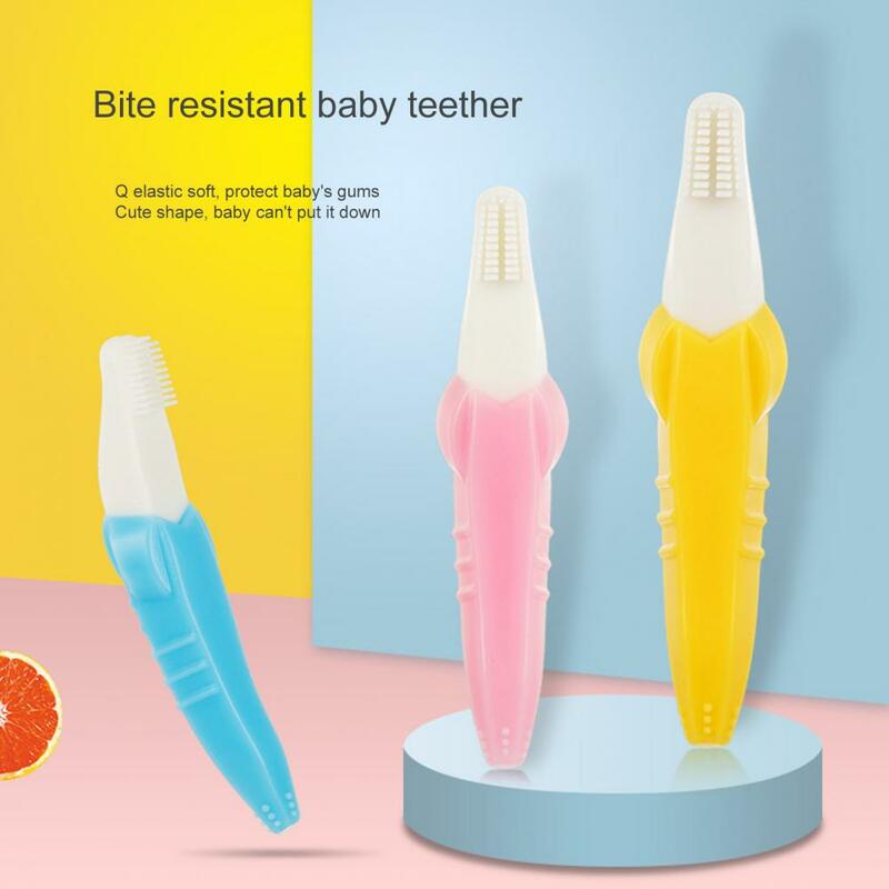 Great แปรงสีฟันเด็ก Super Soft Lightweight Baby Molar Rod High-Temperature Baby Teether