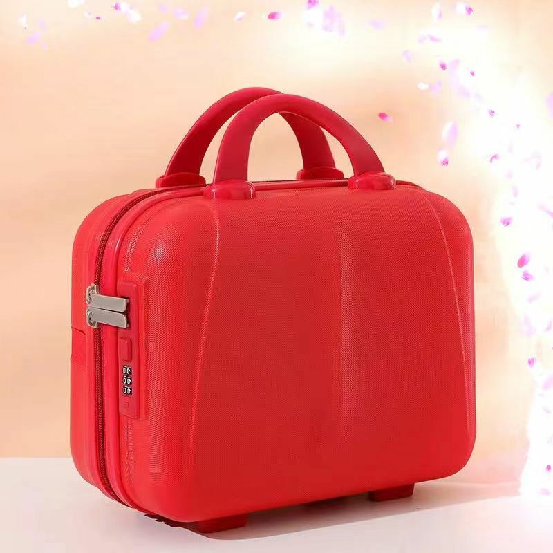 Портативный Дорожный чемодан для ручной клади, косметичка с замком паролем, сумка для хранения макияжа, органайзер для багажа, Чехол праздничный подарок