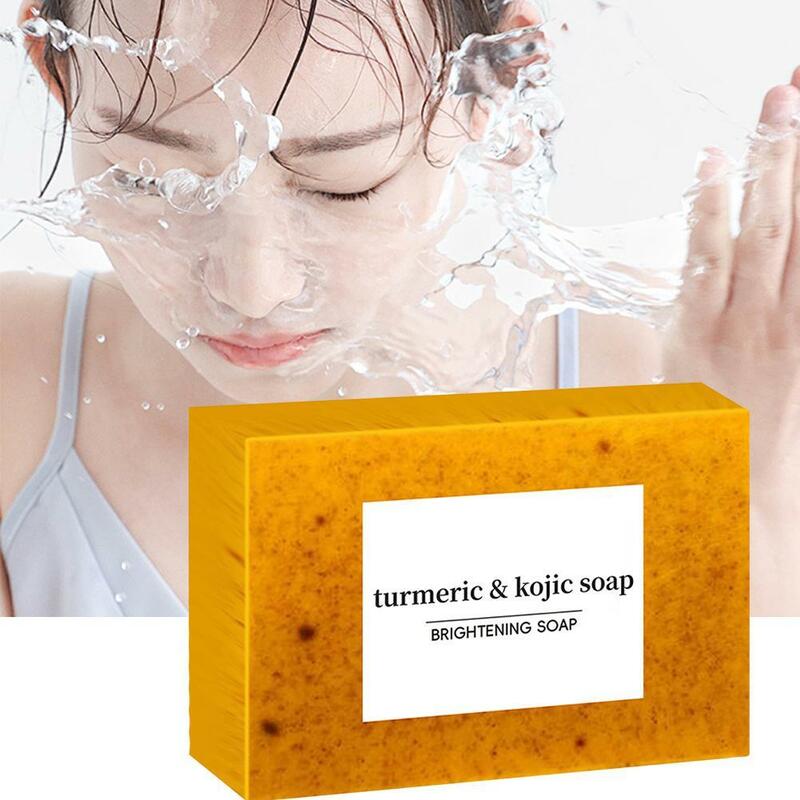 Kojic Acid Soap Safe Natural Face Body Bath Soap Softer And Smoother Skin For Women Handmade Organic Turmeric Soap