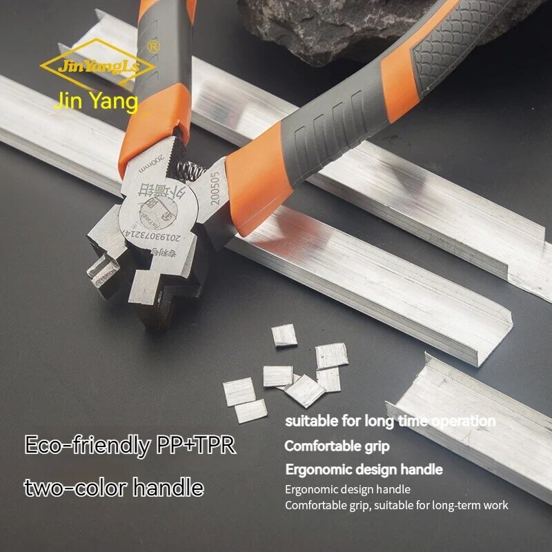 Aluminium Buitenmuur Lineaire Groef Decoratieve Tang Vierkant Gat Snijtang Multifunctionele Tang Voor Decoratie