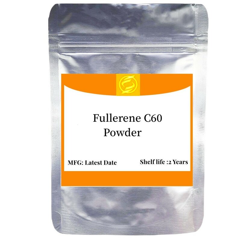 Hot Sell Fullerene C60 Powder For Skin Whitening Anti Wrinkle Cosmetics Raw Material