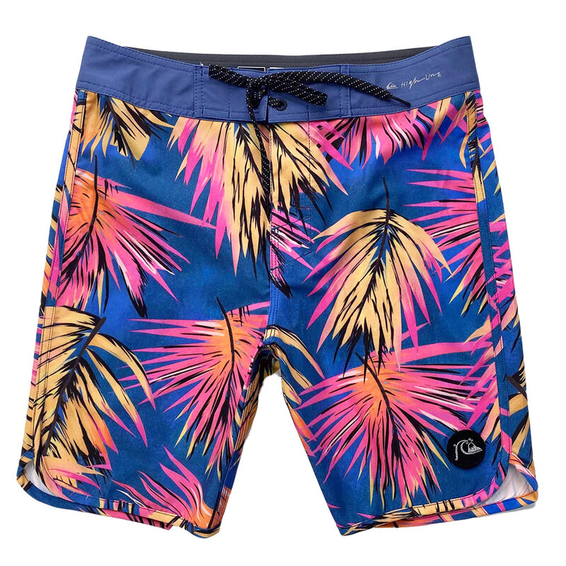 Pantalones cortos de natación para hombre, ropa de playa de poliéster, Bikini estampado de cuatro estaciones, China continental