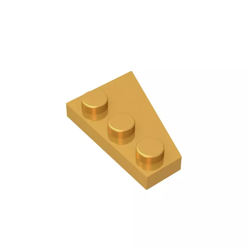 Gobicks GDS-546ลิ่มจานเหลือ3x2เข้ากันได้กับบล็อกตัวต่อตัวต่อเลโก้แบบทำมือของเด็ก43723ชิ้น