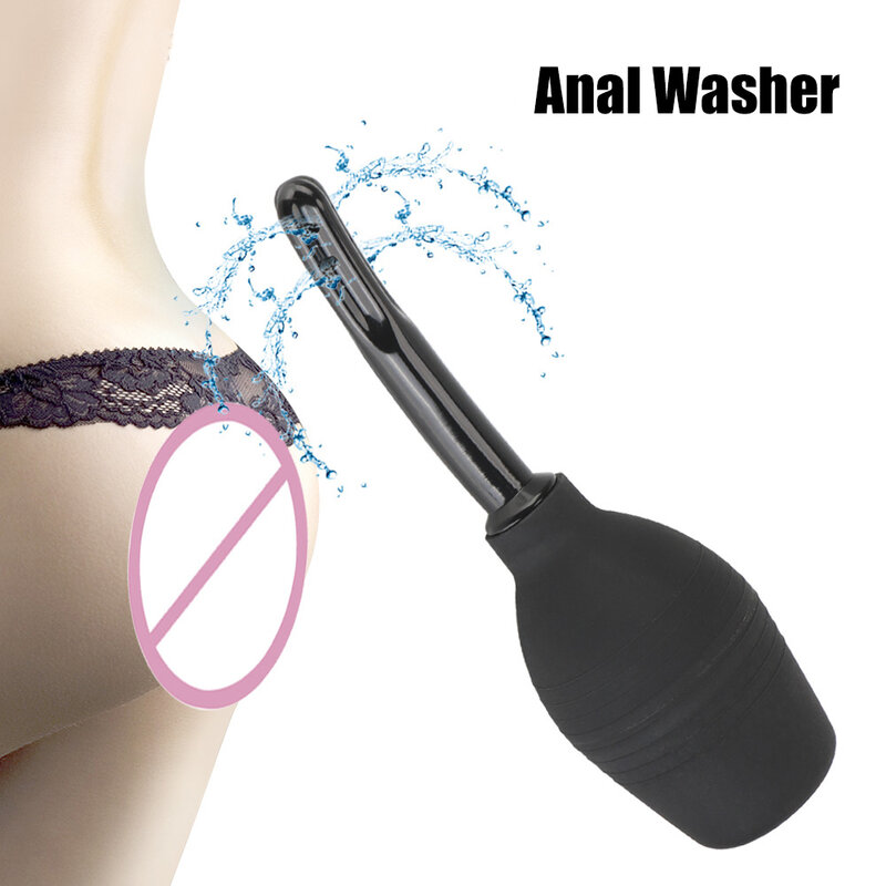 Anal Washer Düse Pumpe Für Frauen Vaginal Dusche Männer Butt Plug Sex Spielzeug Erwachsene Spiele Medizinische Reiniger Erotische Produkt Douche einlauf