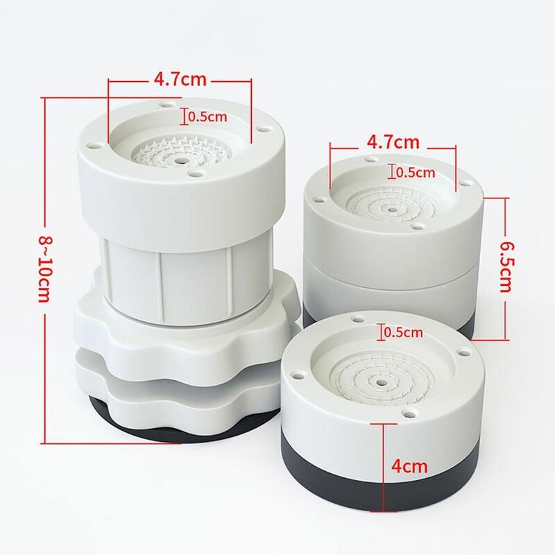 4PCS Universal Bed Sofa Cabinet Table Chair Support Heightening Pad Furniture Stabilizer Washer Feet Pads