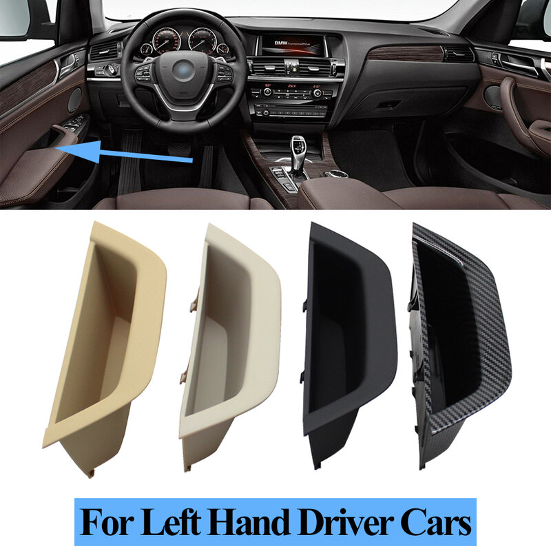LHD RHD interno Driver porta maniglia maniglia bracciolo pannello coperchio scatola di immagazzinaggio per BMW X3 X4 F25 F26 2010-2016 51417250307