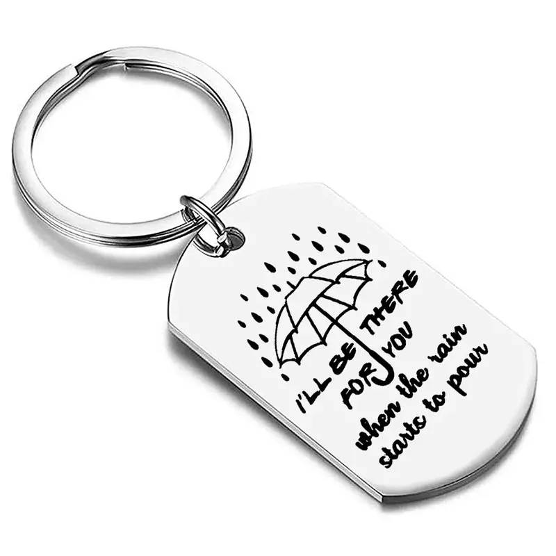 Metal Best Friend Keychain Pendant I'll Be There for You BFF Friends Gifts Key Chain Keyring Friendship Christmas Birthday Gifts