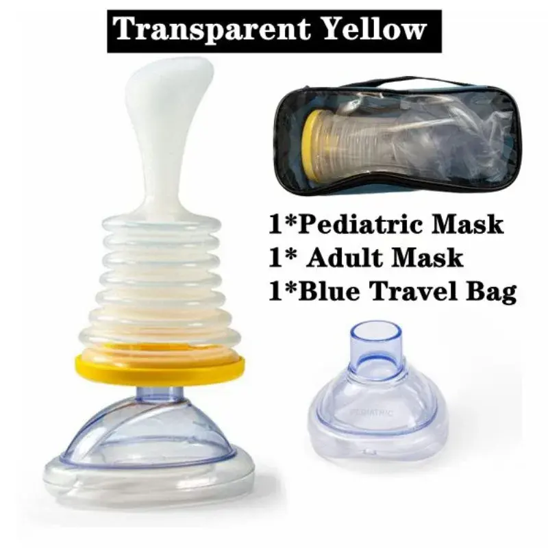 LifeVac Choking Rescue Device Kit de Primeiros Socorros para Adultos e Crianças, Asfixia Rescues, Portátil, Travel Bag