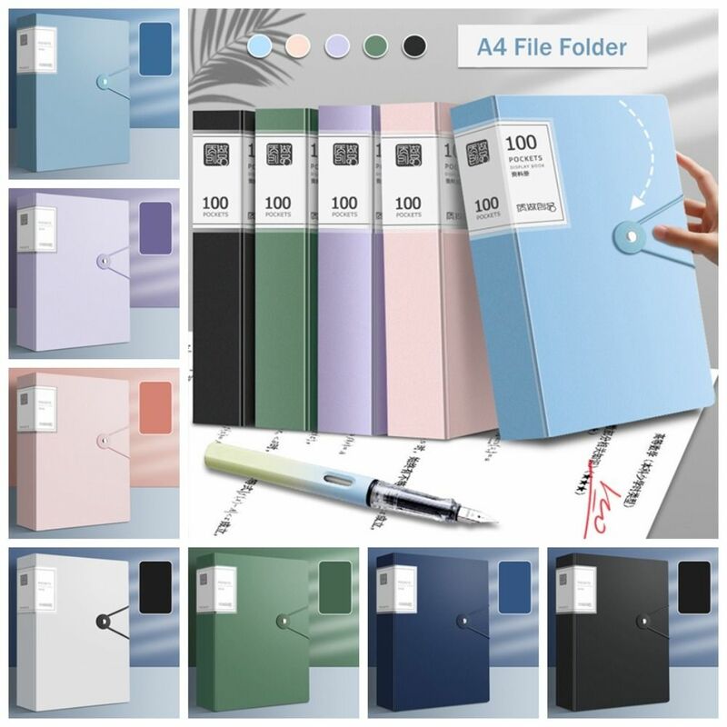 Kapasitas besar A4 File Folder multifungsi tahan air pengatur dokumen tahan debu Desktop penyimpanan dokumen pemegang kontrak