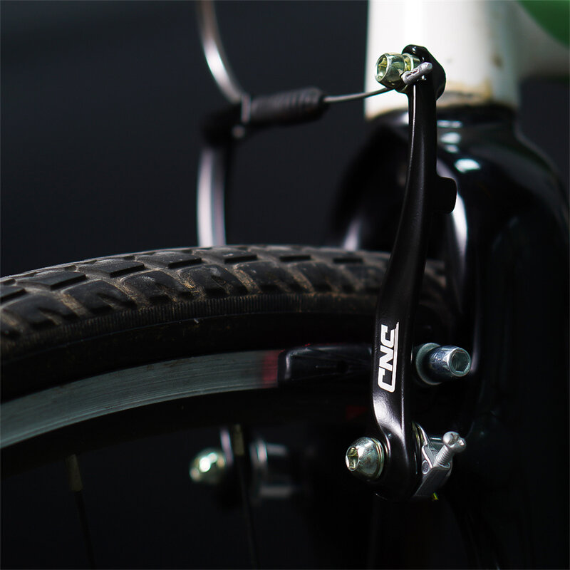 CNC Bicicleta V Brake Set, Montanha MTB Road Bike Shoes, BMX Folding Bike Cable, Freios V Clip