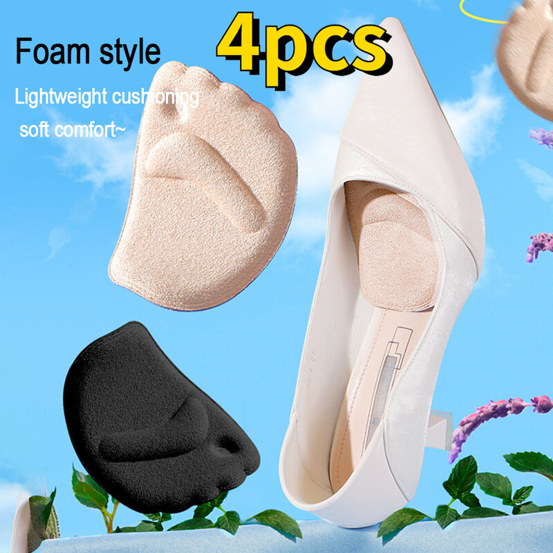 Women High Heel Forefoot Pad for Massaging Toe Pad Shoes Insert Half Insoles Plantar Fasciitis Pain Relief Comfortable Foot Care