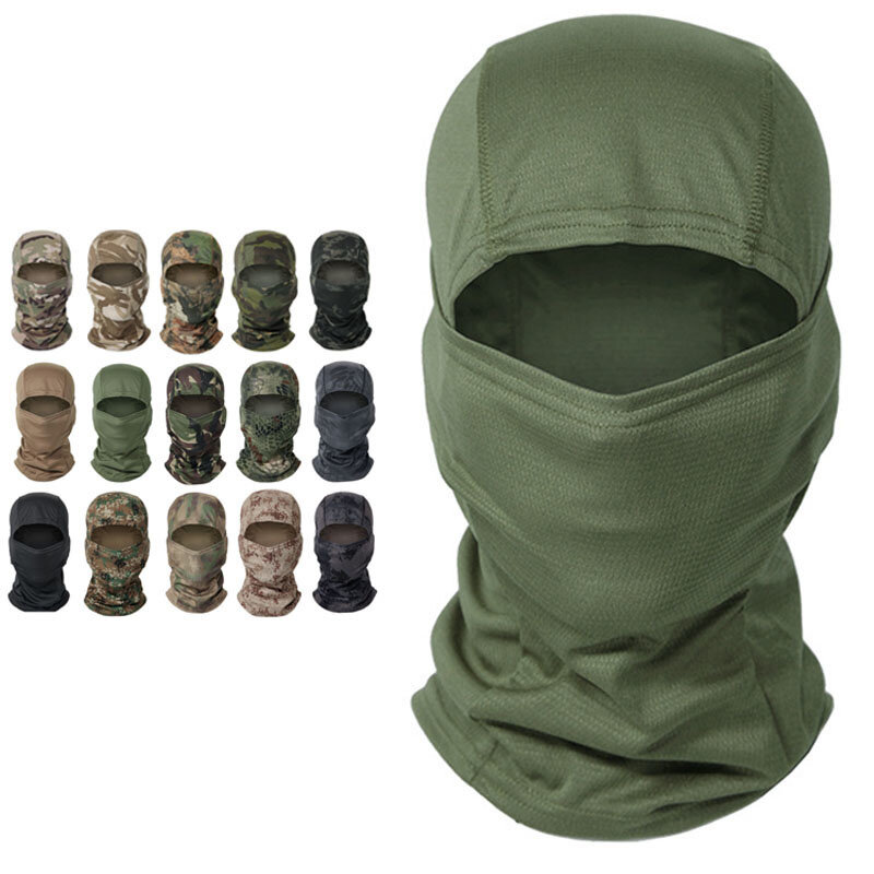 Multicam Tactical Balaclava Full Face Mask Shield Cover Cycling Airsoft Hunting Hat Camouflage Balaclava Scarf