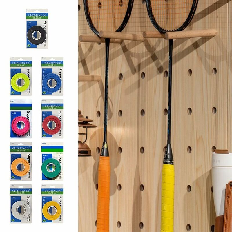 Non-Slip Grip Tape Multi-color Badminton Racket Overgrips Anti-slip Wear-Racquet Sweatband Over Grips Sport Supplies Fishing Rod