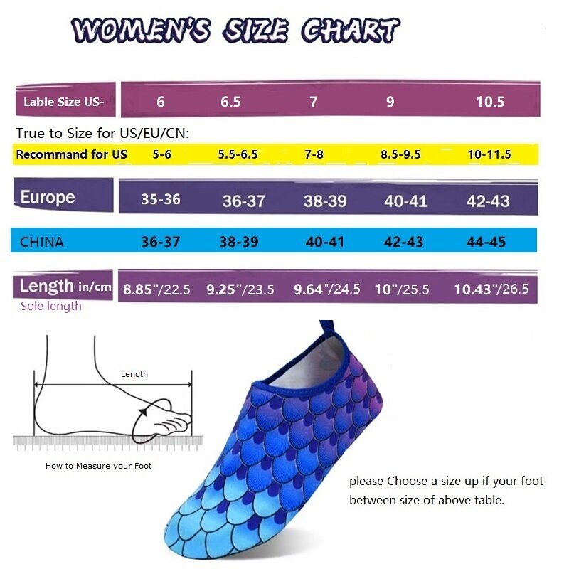 2024 Wahl Neuankömmling 1 Paar Aqua Fitness Socken Frauen Footbare schnell trockenes Wasser Fitness Meer Strand Schwimmen & Yoga Socken Schuhe
