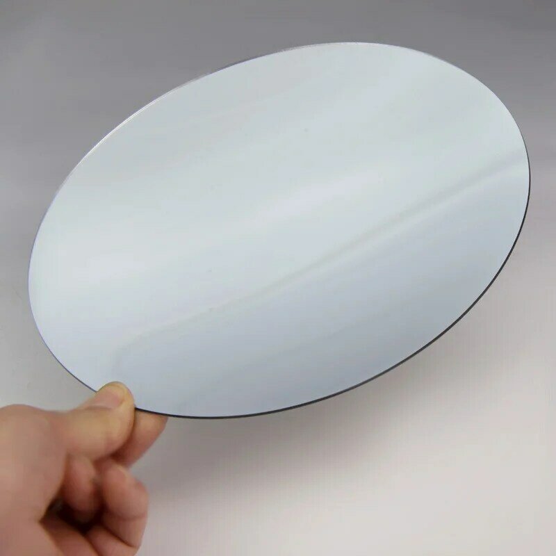 1pc espelho parabólico de plástico de 21cm para reposição, espelho côncavo com foco pequeno uv resistente durável