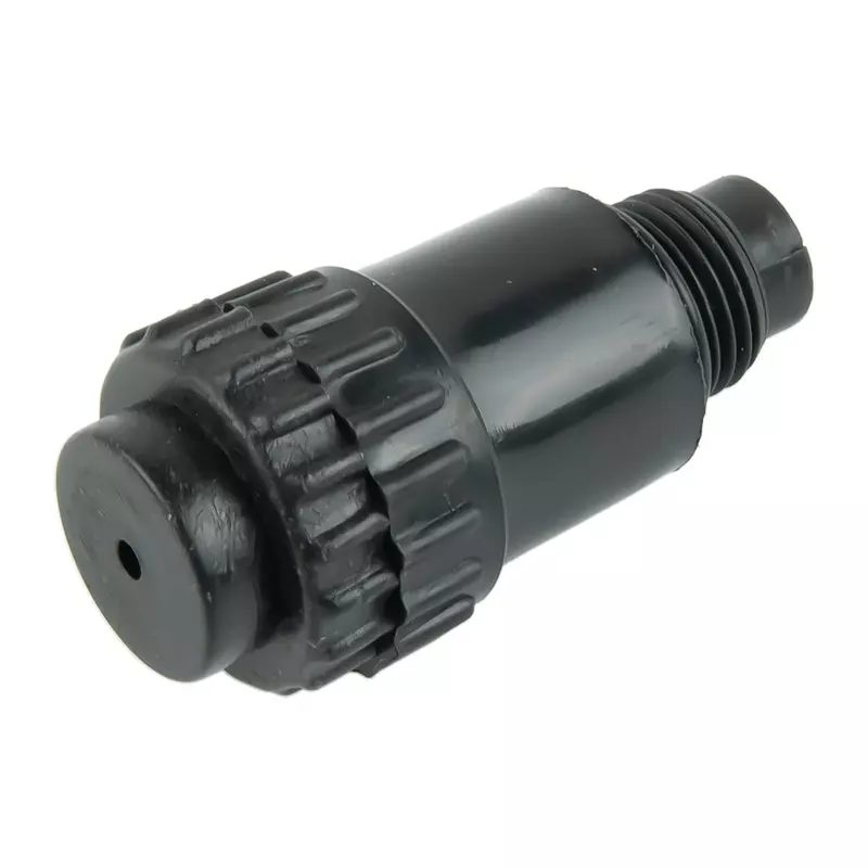 Aksesori steker minyak bahan steker minyak plastik 15.5mm hitam batang pernapasan pria lubang berulir Diameter dalam 9mm