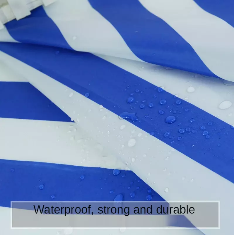 Waterproof Fabric for Tent Thin Striped 210d Oxford Awning Ripstop Cloth PU Coated Polyester Textile Outdoor Sewing By The Meter