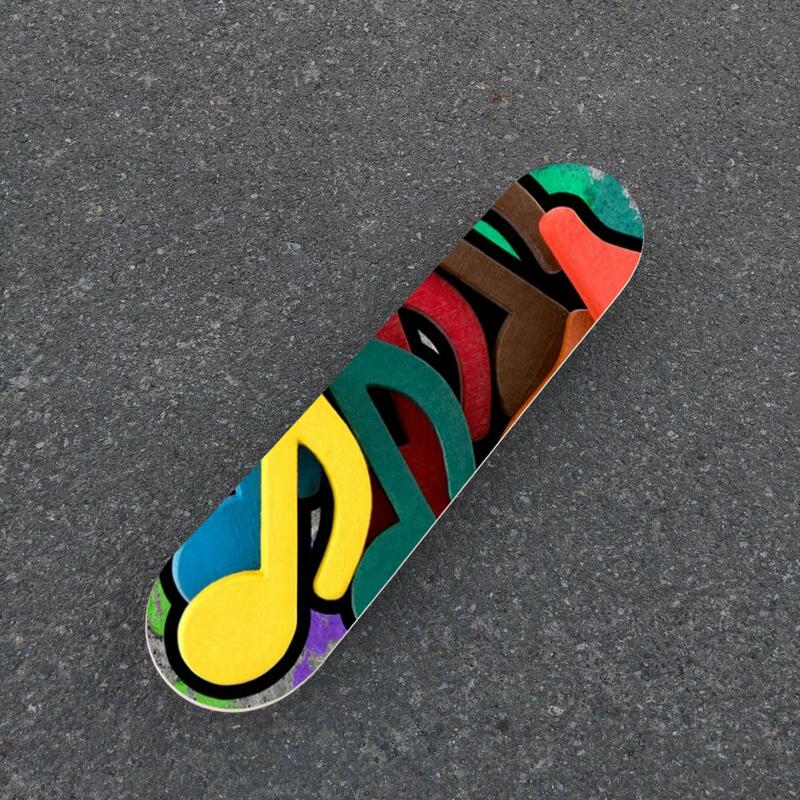 DIY Wooden Blank Skateboard Unpainted Board Durable Fine Craftsmanship Birthday Gift