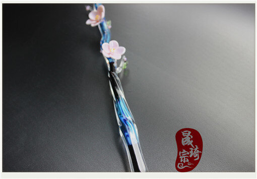 Pluma de inmersión de vidrio puramente hecha a mano de alta calidad, pluma de inmersión creativa, papelería japonesa y coreana