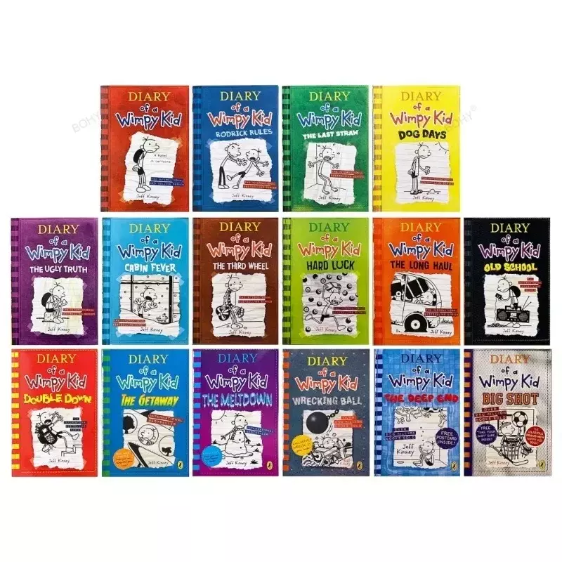 Diary of A Wimpy Kid Children's Black and White Page Story English Extracurricular Reading Picture Book