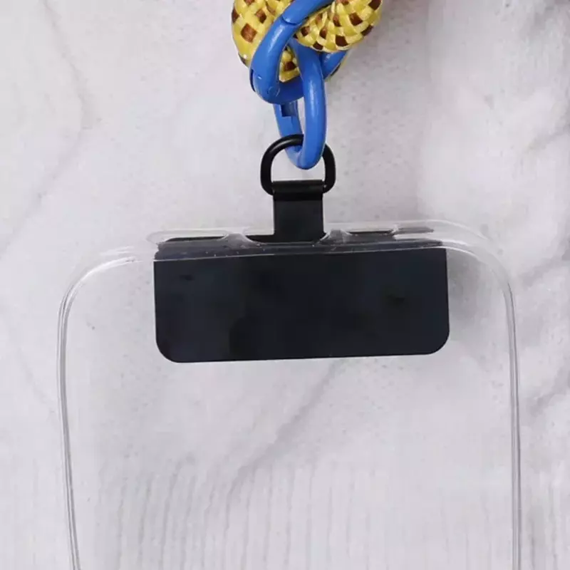 Универсальный Роскошный металлический ремешок для телефона, прокладка, патч, крепкий ультратонкий ремешок для телефона, зажим для карты, защелка, подвесной шнур, язычок