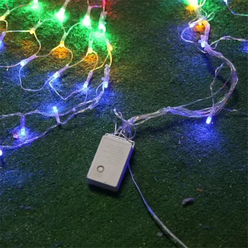Eu/Us Plug 3M 3 Pauw Led Net Licht Buiten Mesh Licht Venster Gordijn Achtergrond Kerst Nieuwjaar Sprookjesachtige String Licht
