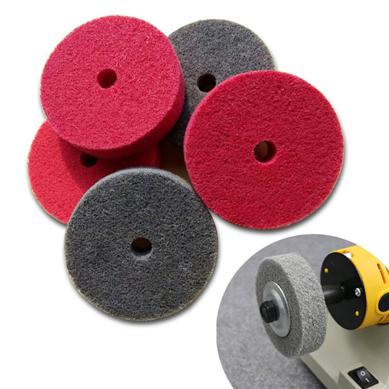 Нейлоновый шлифовальный круг, 3 дюйма, 75 мм, полировальные диски для полировки металла, дерева, пластика, электроинструмента, аксессуары, детали