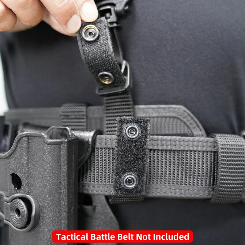 Tactical Tool Belt Suspenders 1.5 inch Black police Outdoor combat harness